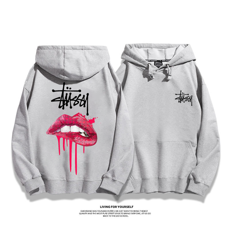 STUthtSSY Bloody Red Lips Hoodie