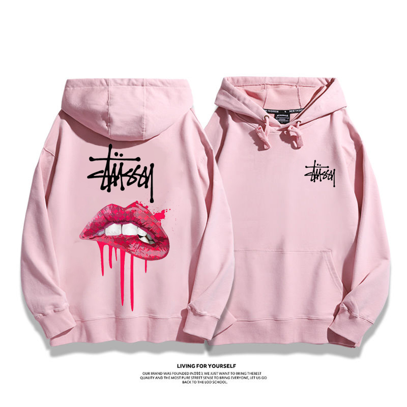 STUthtSSY Bloody Red Lips Hoodie