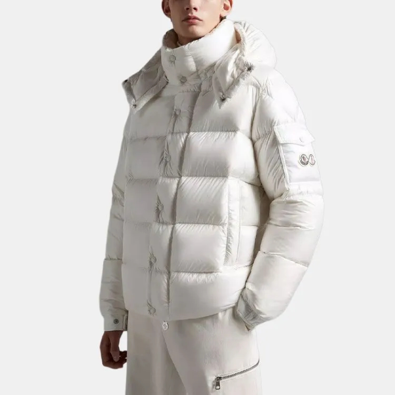 몽클레어 Maya 시리즈 다운 재킷 겨울 남녀공용 화이트
