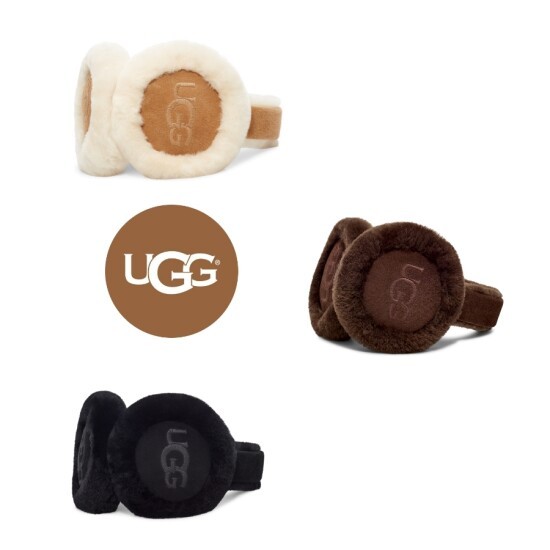 UthtGG 양모 귀마개 (엠브로이더드 로고 이어머프) W - 체스넛