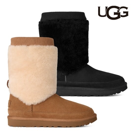  25FW 스웨이드 립 니트 프리미엄 부츠 (클래식 숏 포지) 2종 택