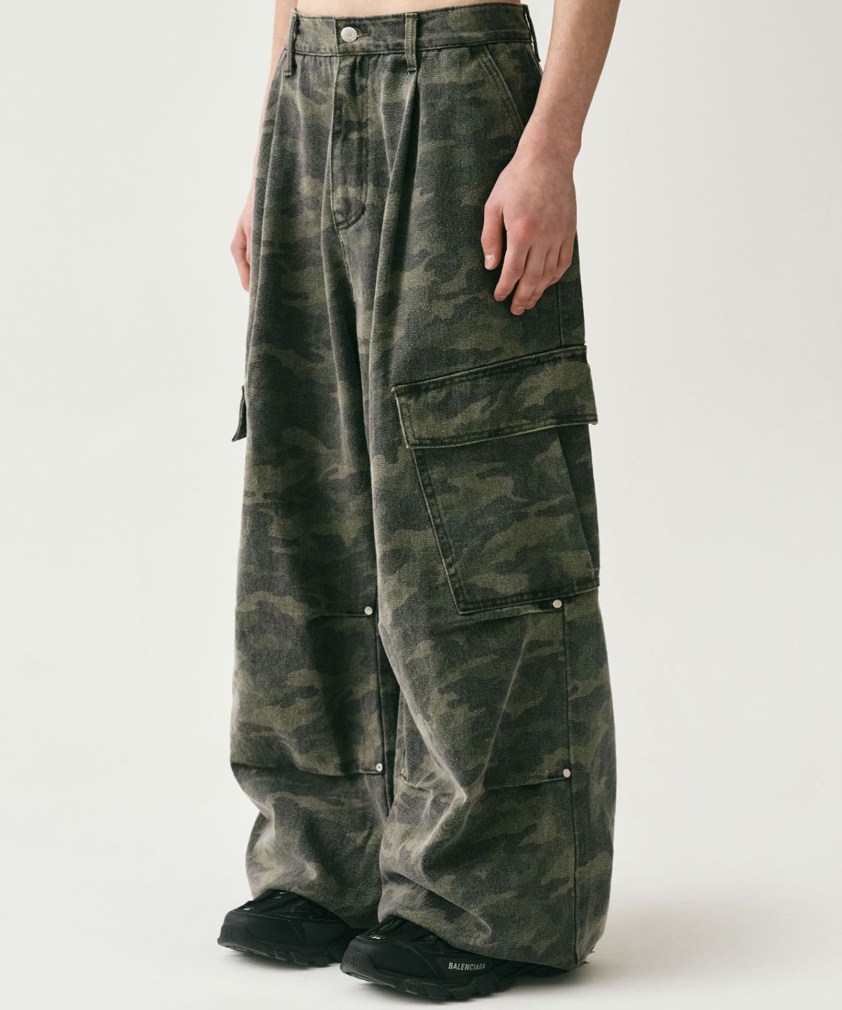 [아네딘 PICK]Side Big Cargo Pants