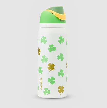 Owala FreeSip, 32 ounces, clover rainbow