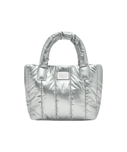 [무료반품]CLASSIC LOGO GLOSSY PADDING BAG black/pink/silver