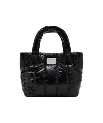 [무료반품]CLASSIC LOGO GLOSSY PADDING BAG black/pink/silver