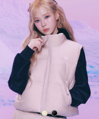 [무료반품]NBNPE4W912 / WOMEN 액티브 플라워 다운 글로시 베스트 (2컬러)