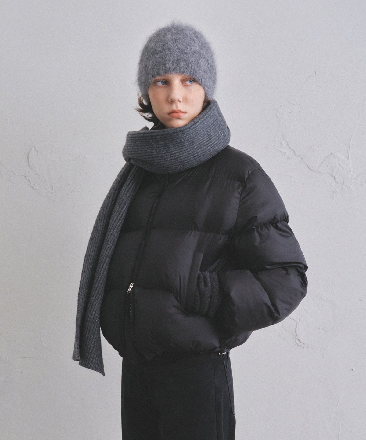 웜 에어리 크롭 푸퍼 패딩_4Color