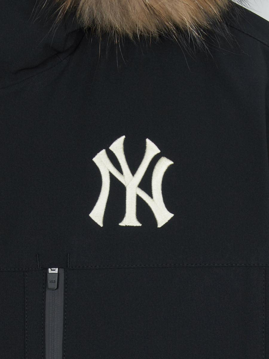 고프코어 후드 FUR 미드 구스 패딩 뉴욕양키스