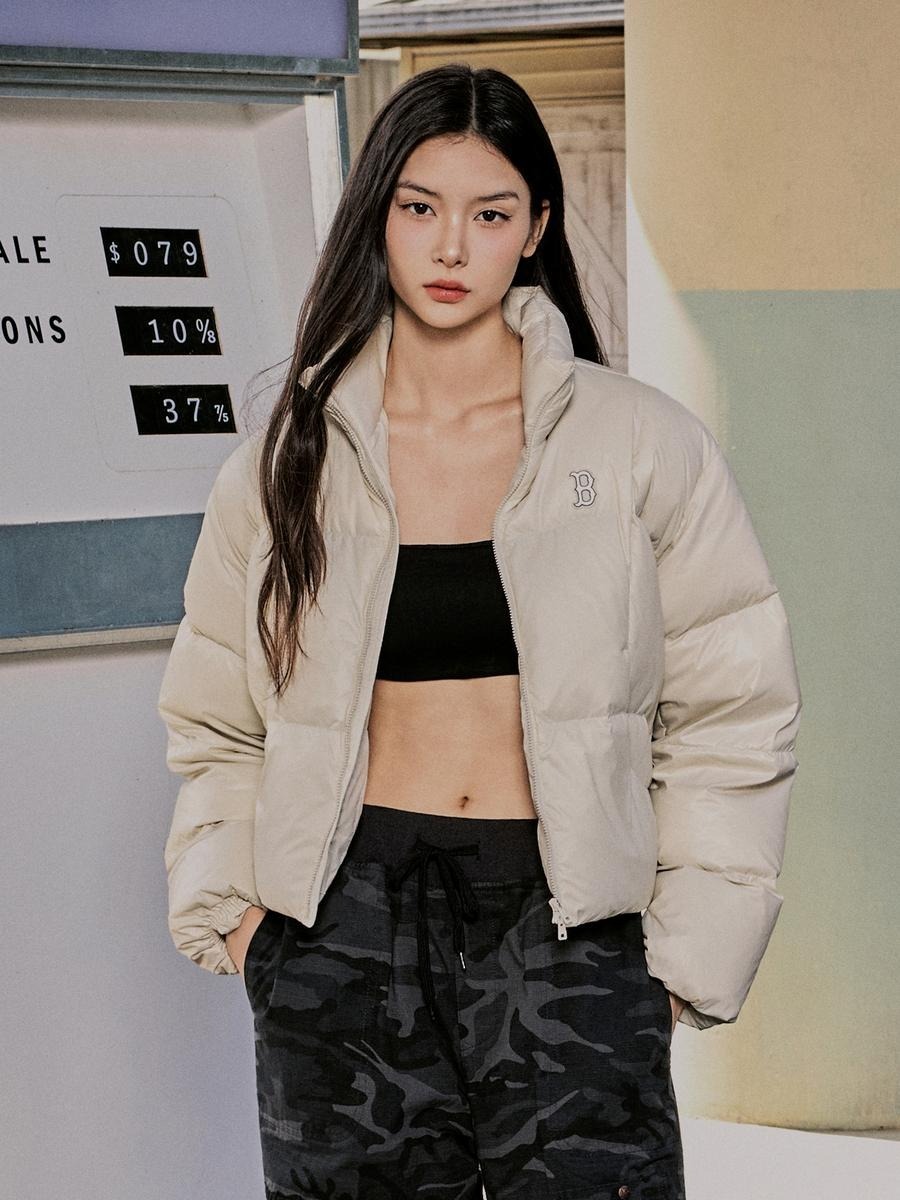 [카리나PICK]여성 크롭 커브패딩 LA다저스