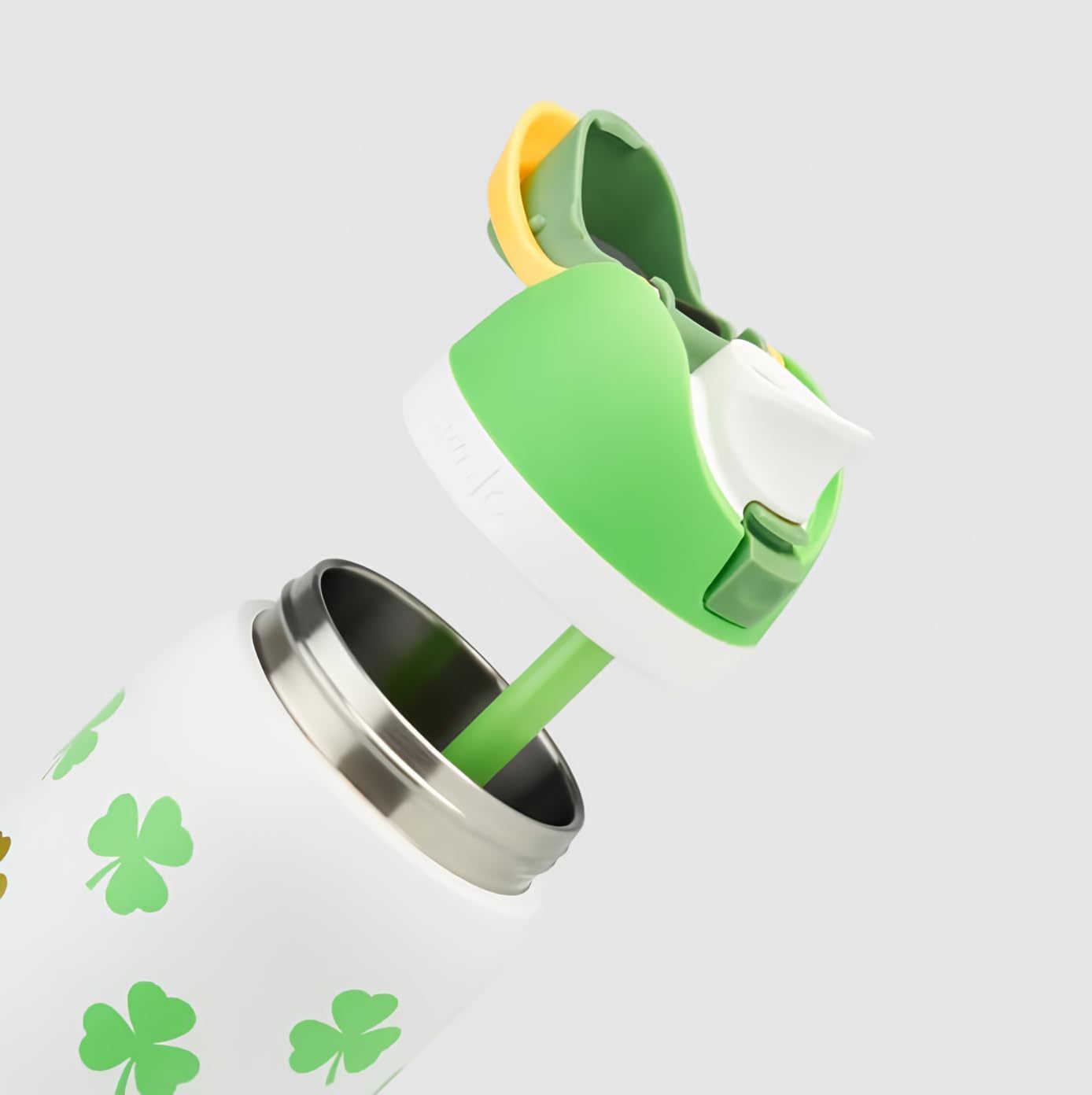 Owala FreeSip, 32 ounces, clover rainbow