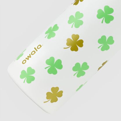 Owala FreeSip, 32 ounces, clover rainbow