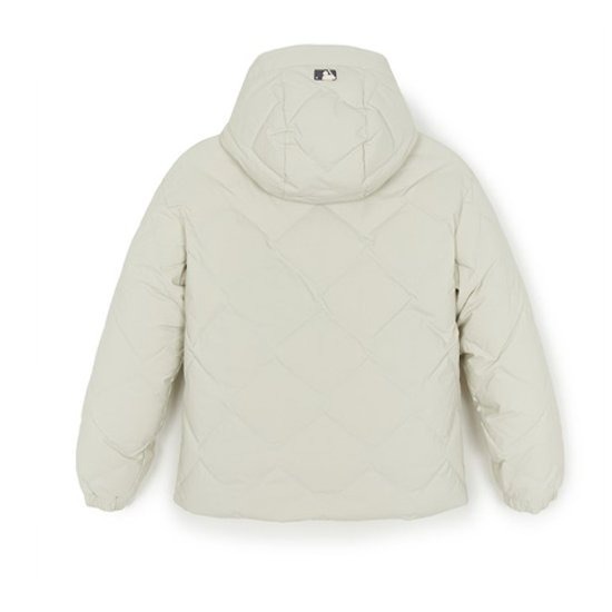 MLB (3ADJB2756-2) 고프코어 후드 다이아퀼팅 경량 숏패딩 점퍼