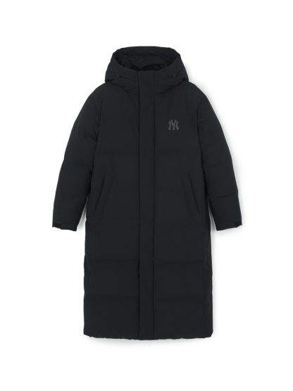 메가로고 후드 롱패딩 뉴욕양키스