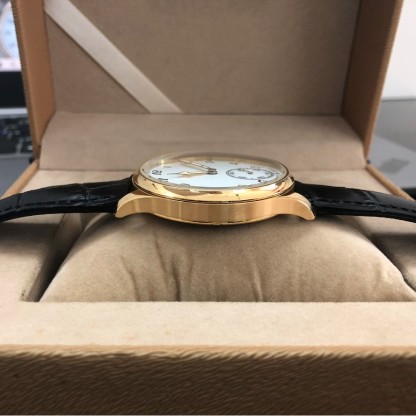 Gold case mechanical watch