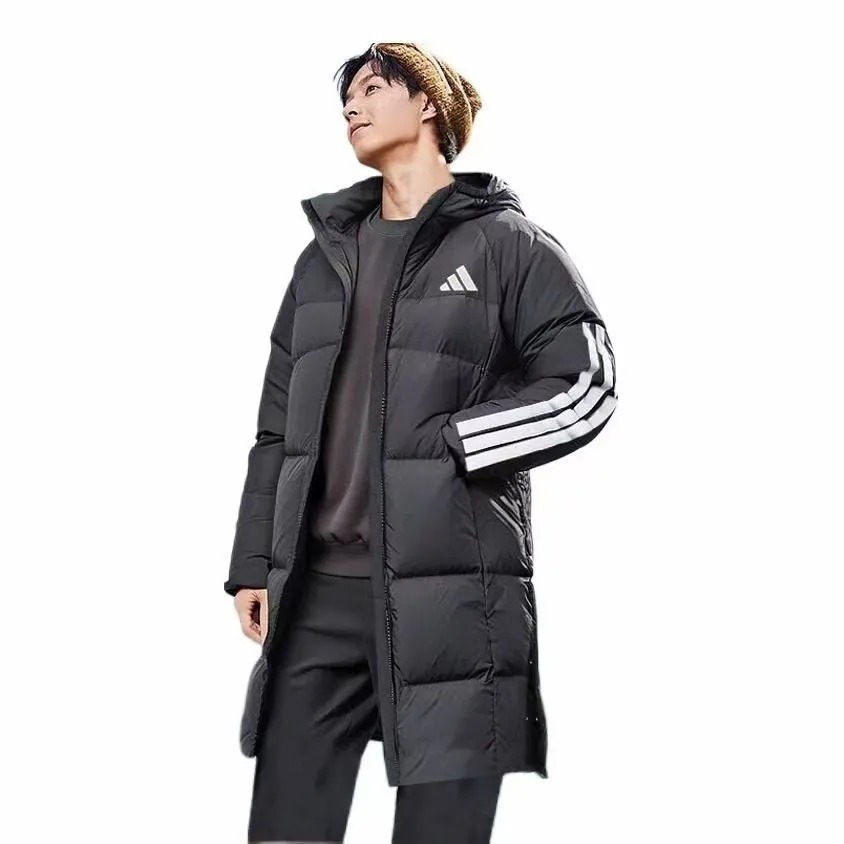 아디다스 콜드레디 롱 다운 패딩 블랙 점퍼 JG3840