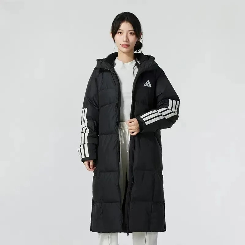 아디다스 콜드레디 롱 다운 패딩 블랙 점퍼 JG3840