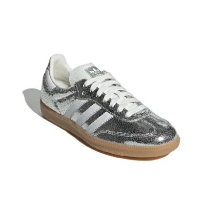 아디다스 오리지널스 삼바 OG 실버 메탈릭 클라우드 화이트 JR0035