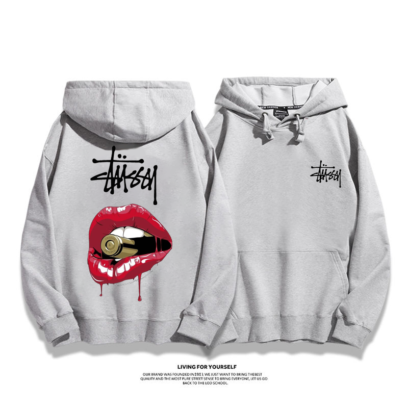 STUthtSSY Bloody Red Lips Hoodie