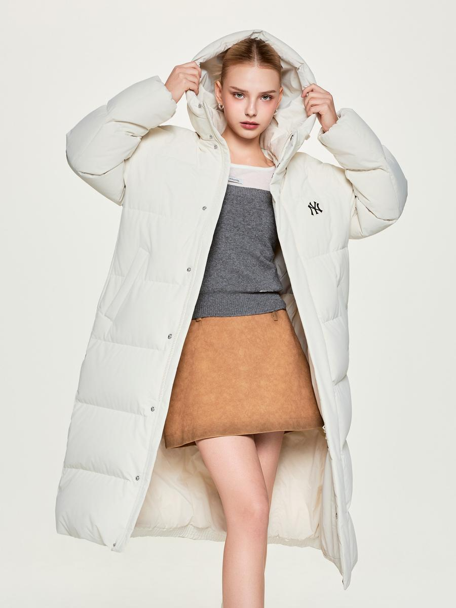 [카리나PICK]커브 롱패딩 뉴욕양키스