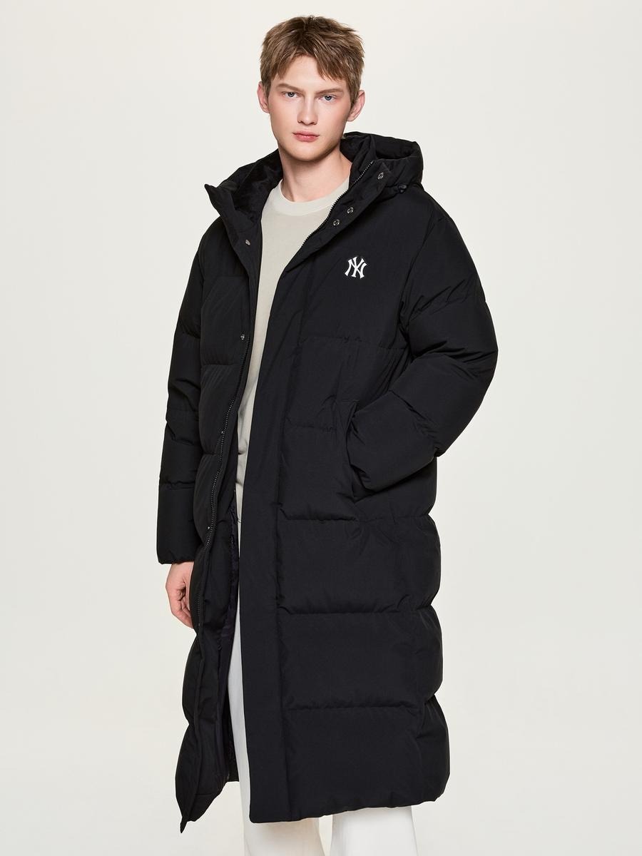 [카리나&TWS PICK]커브 롱패딩 뉴욕양키스