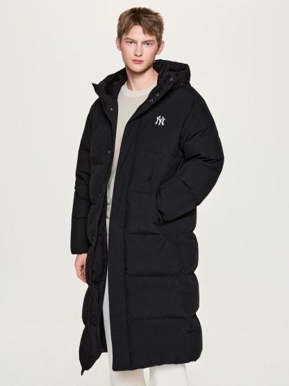 [카리나&TWS PICK]커브 롱패딩 뉴욕양키스