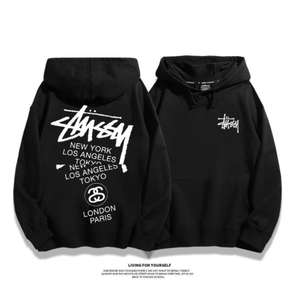 STUthtSSY fashionable street style hoodie