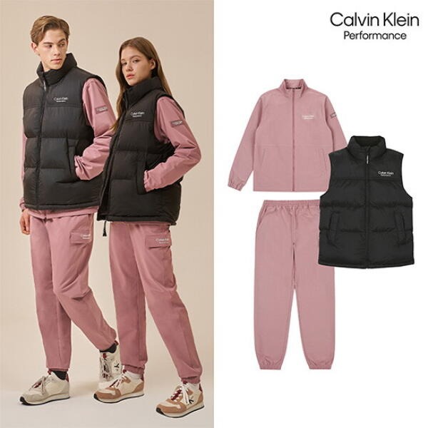 남여공용 패딩베스트 우븐 기모셋업 3종