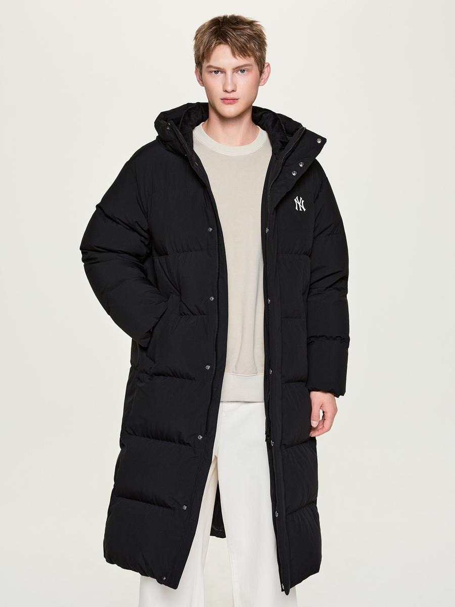 [카리나&TWS PICK]커브 롱패딩 뉴욕양키스