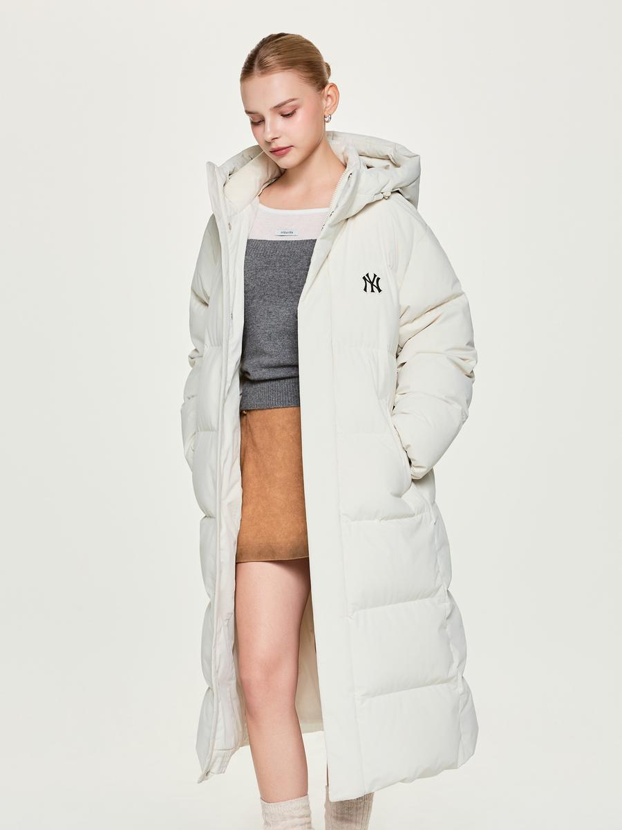 [카리나PICK]커브 롱패딩 뉴욕양키스