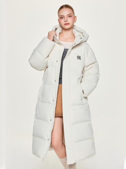 [카리나PICK]커브 롱패딩 뉴욕양키스