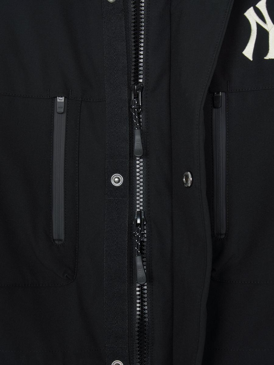 고프코어 후드 FUR 미드 구스 패딩 뉴욕양키스