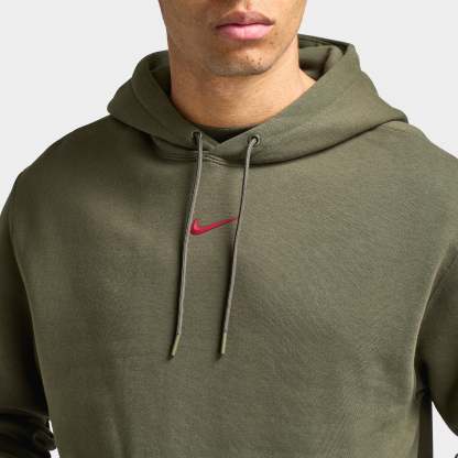 Nithtke NOCTA Fleece CS Pullover Hoodie Cargo Khaki / Team Red