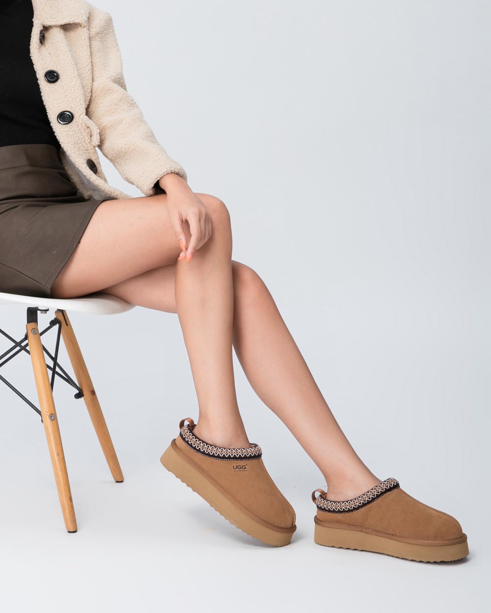 Alessia Platform Ugg Slippers