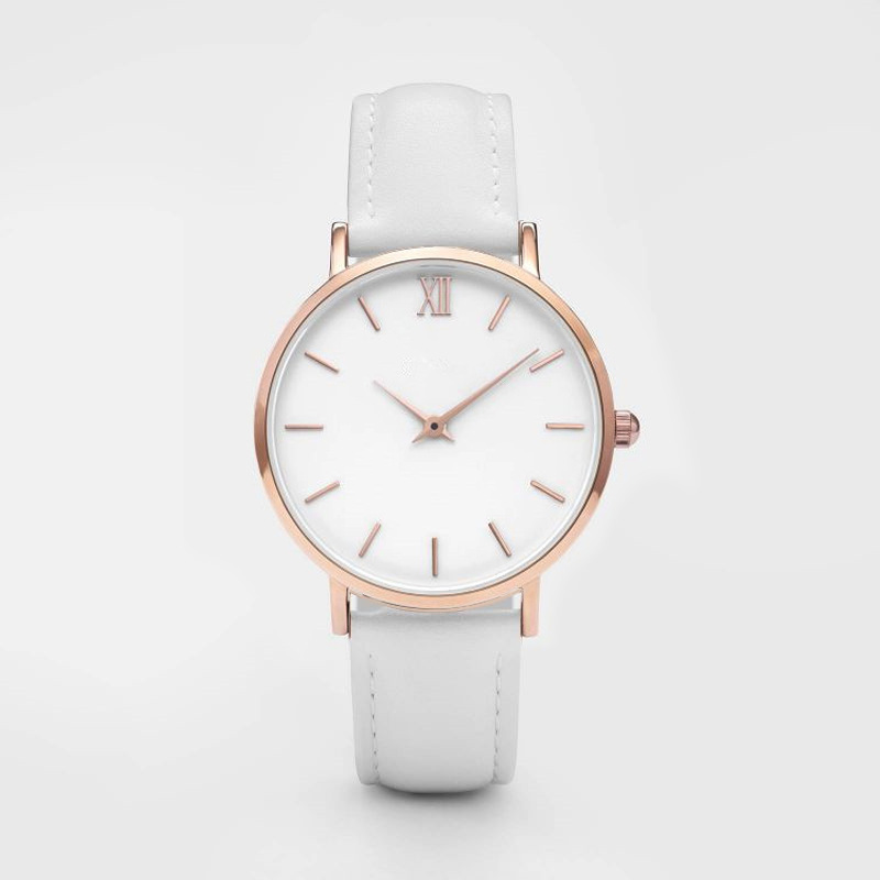 Roman scale simple women's watch