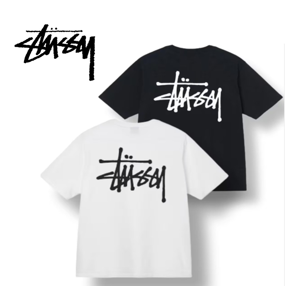 스투시 베이직로고 반팔티 남성 여성 남여공용 STUSSY