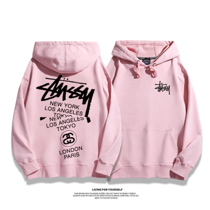 STUthtSSY fashionable street style hoodie