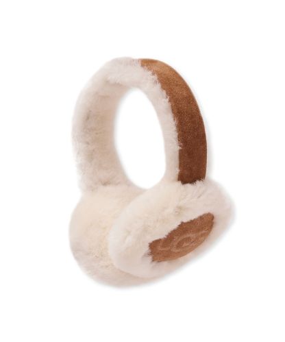 UthtGG 양모 귀마개 (엠브로이더드 로고 이어머프) W - 체스넛