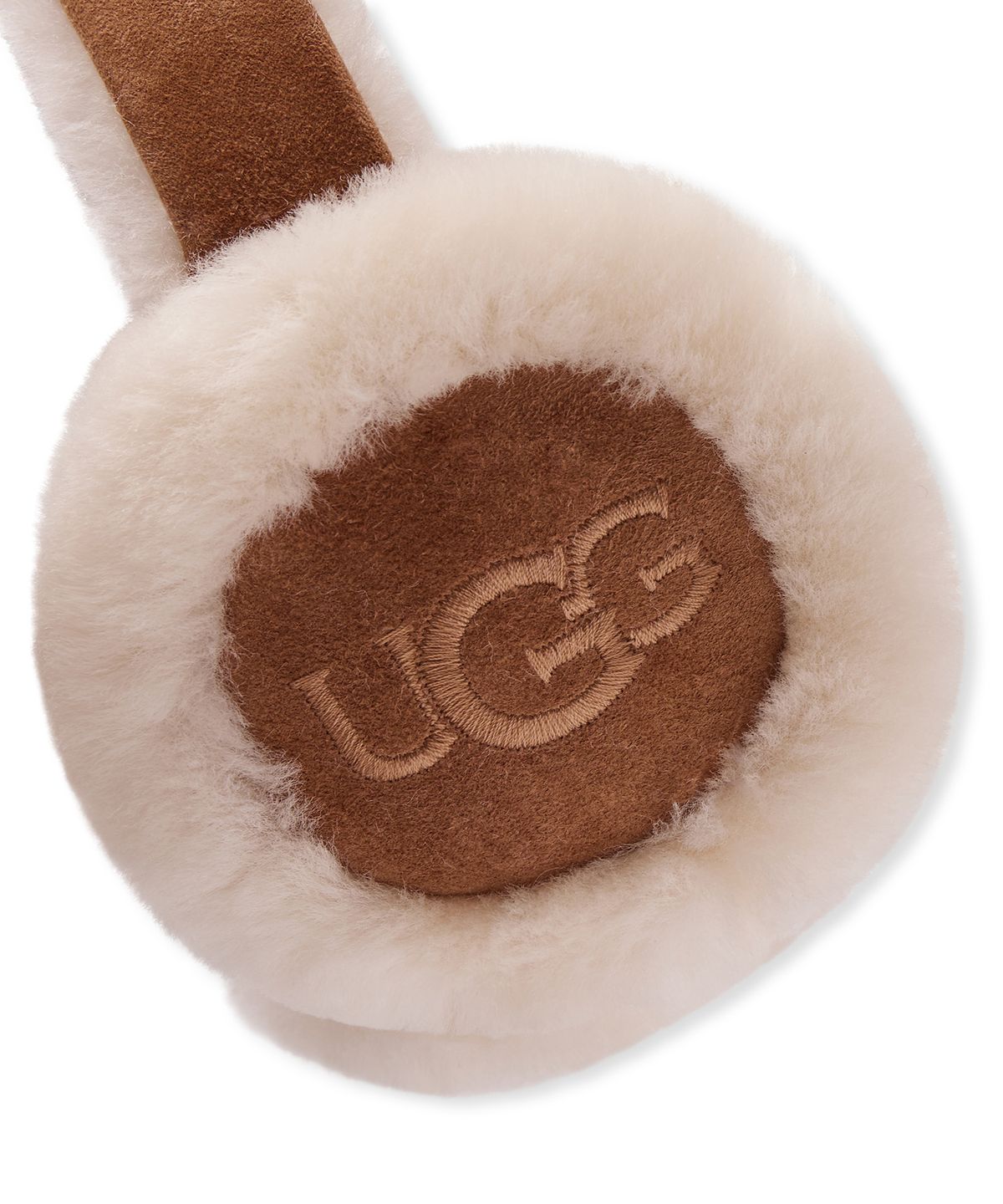 UthtGG 양모 귀마개 (엠브로이더드 로고 이어머프) W - 체스넛