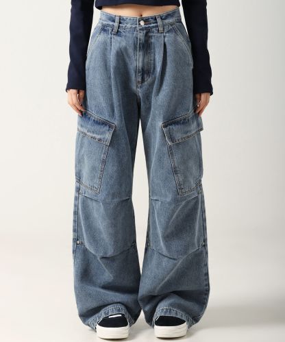 [아네딘 PICK]Side Big Cargo Pants
