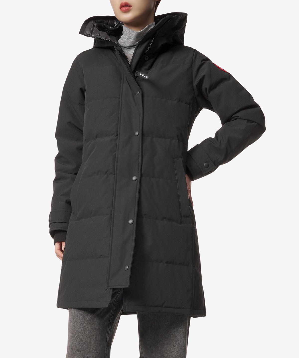 셸번 패딩 - 블랙