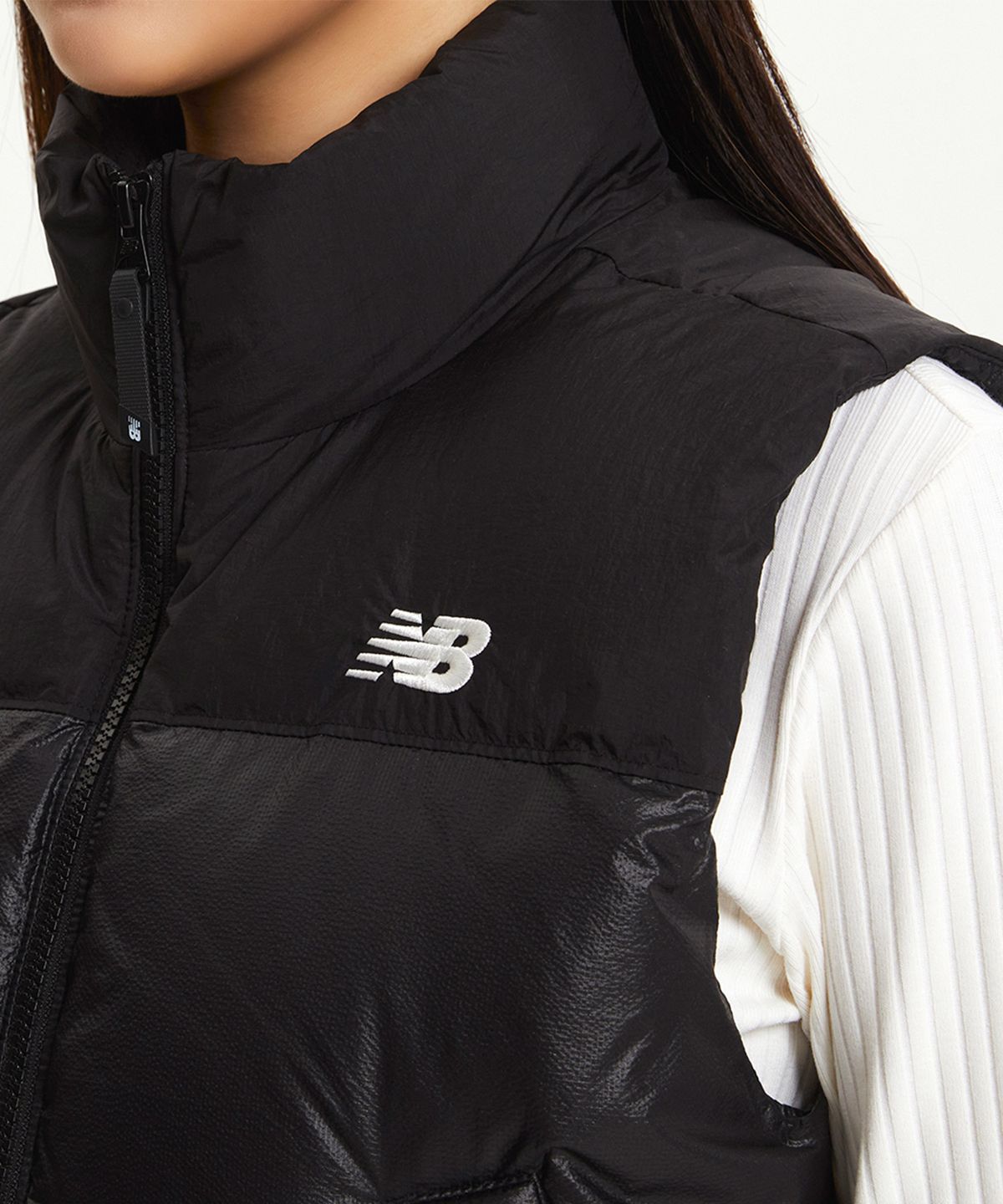 [무료반품]NBNPE4W912 / WOMEN 액티브 플라워 다운 글로시 베스트 (2컬러)