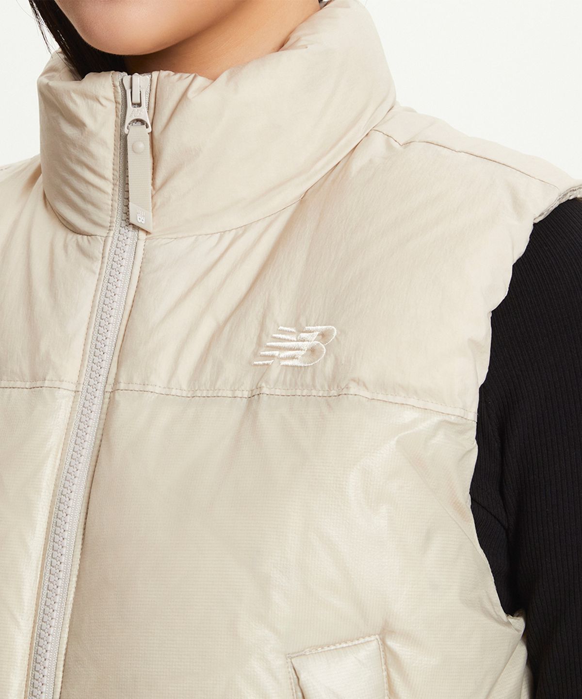 [무료반품]NBNPE4W912 / WOMEN 액티브 플라워 다운 글로시 베스트 (2컬러)