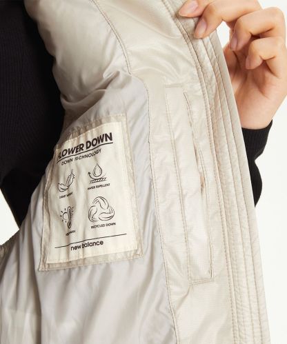 [무료반품]NBNPE4W912 / WOMEN 액티브 플라워 다운 글로시 베스트 (2컬러)