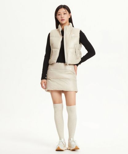 [무료반품]NBNPE4W912 / WOMEN 액티브 플라워 다운 글로시 베스트 (2컬러)