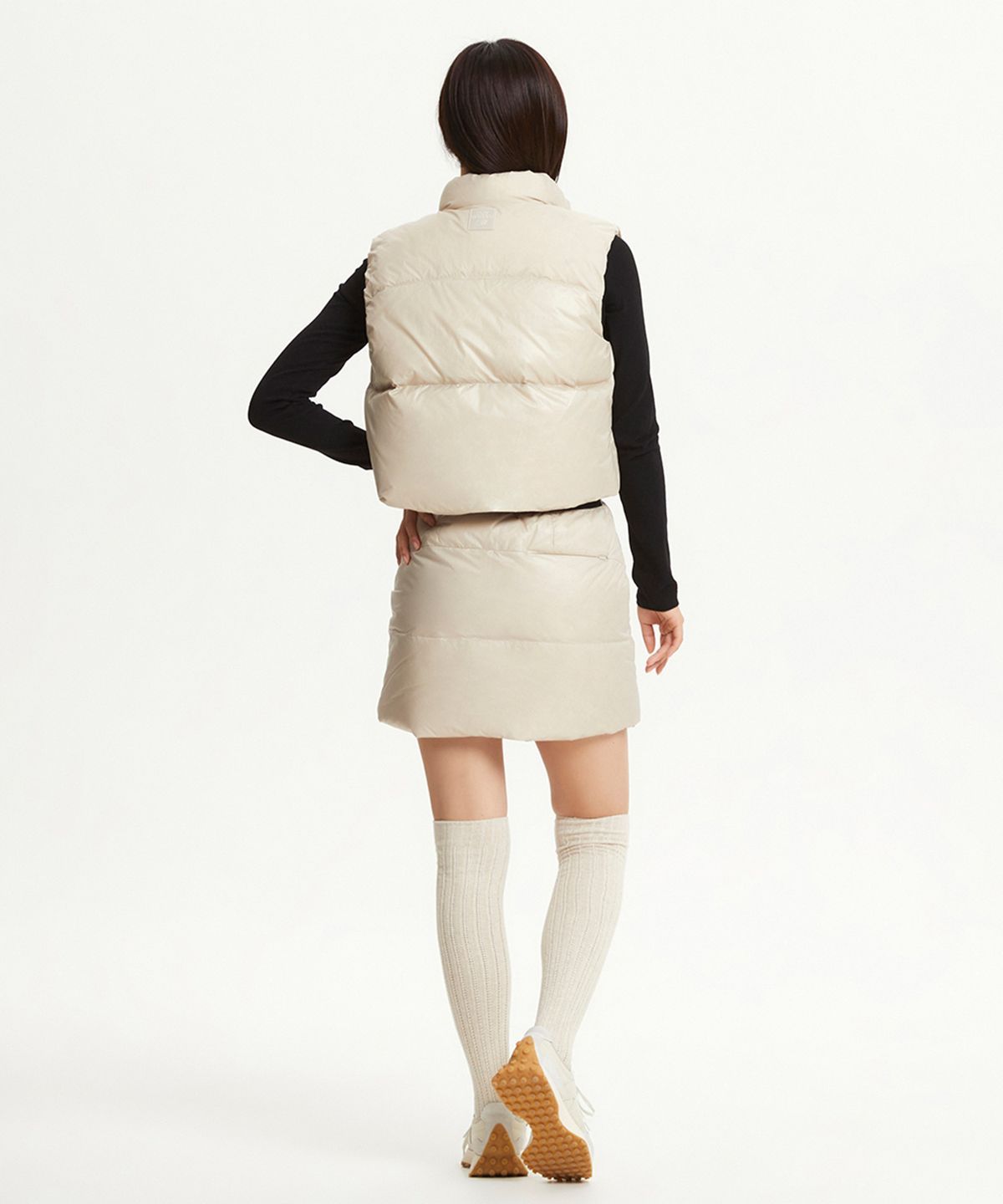 [무료반품]NBNPE4W912 / WOMEN 액티브 플라워 다운 글로시 베스트 (2컬러)