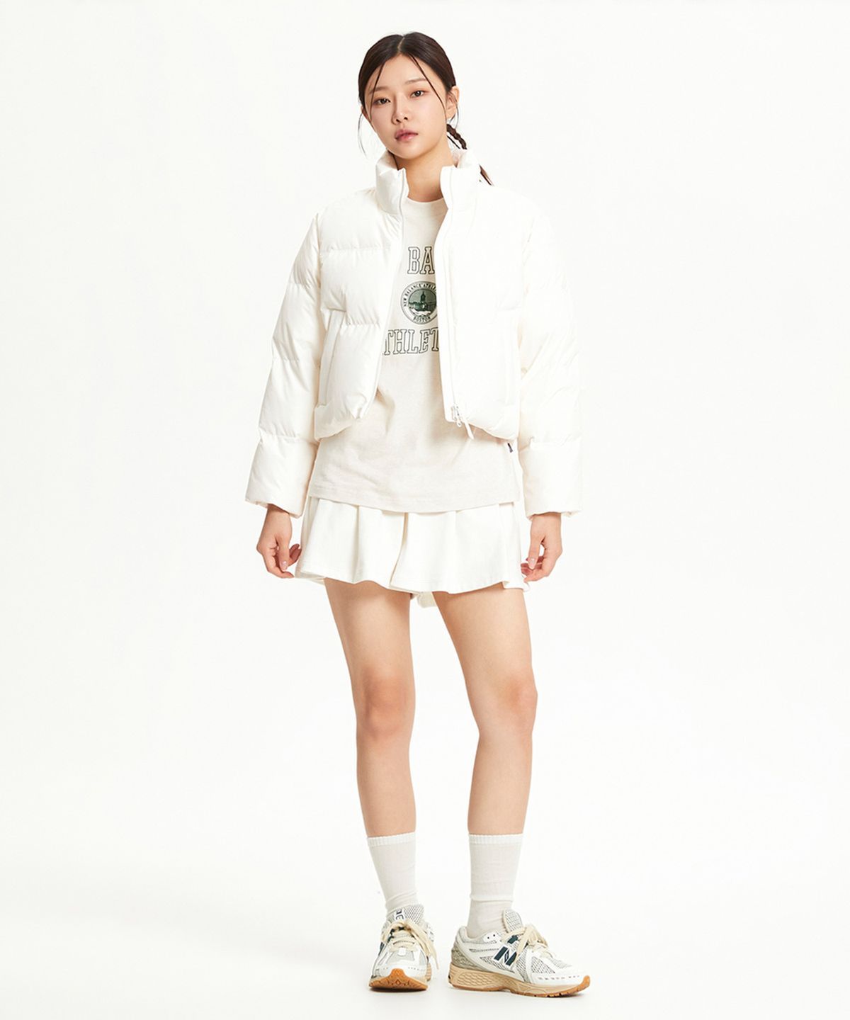 [무료반품] WOMEN 액티브 숏 구스다운 (6컬러)