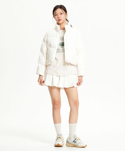 [무료반품] WOMEN 액티브 숏 구스다운 (6컬러)