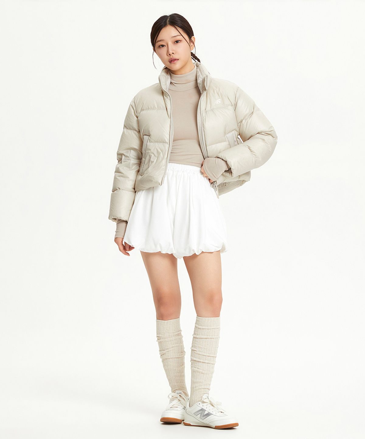 [무료반품] WOMEN 액티브 숏 구스다운 (6컬러)