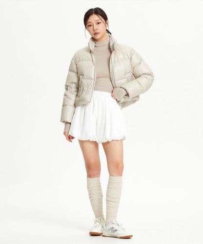 [무료반품] WOMEN 액티브 숏 구스다운 (6컬러)