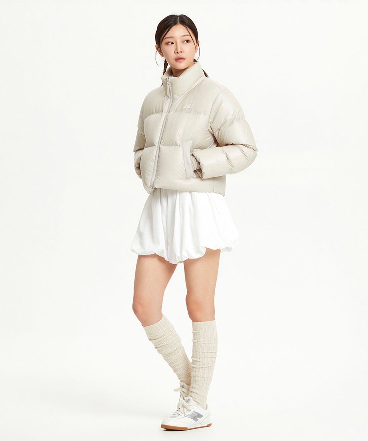 [무료반품] WOMEN 액티브 숏 구스다운 (6컬러)